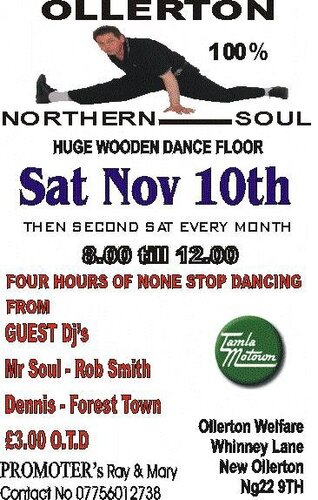 forest town bank holiday northern soul night