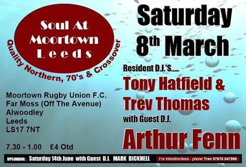 moortown, leeds - guest dj arthur fenn