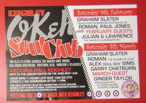 keighley okeh soul club saturday 9th february 2008