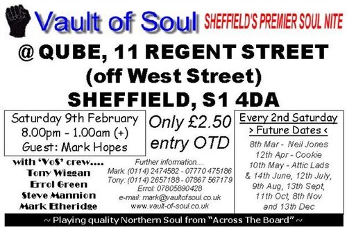 vaul of soul @ qube, sheffield