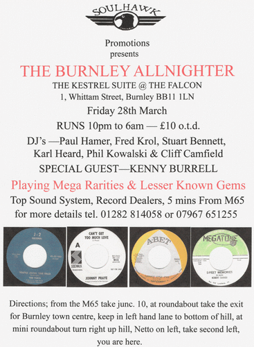 the burnley allnighter-friday 28th march