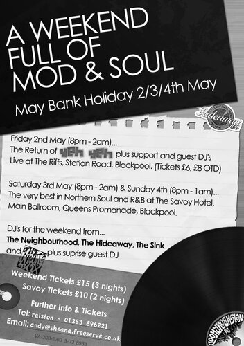 a weekend of mod & soul