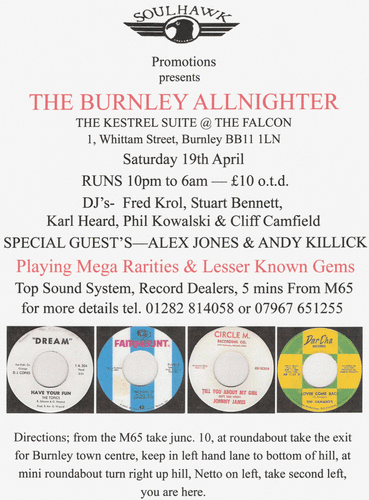 the burnley allnighter - saturday 19th april