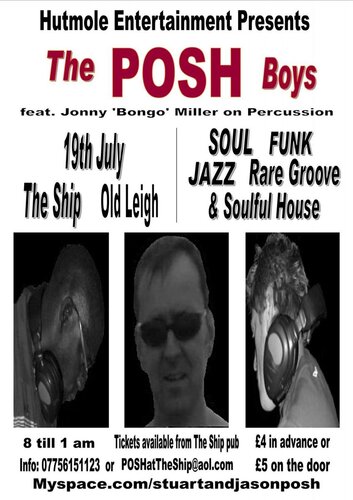 posh at the ship. the ship pub, leigh on sea, essex, ss9 2ea