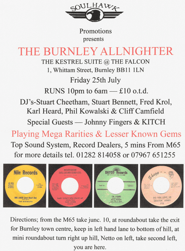 the burnley allnighter-friday 25th july