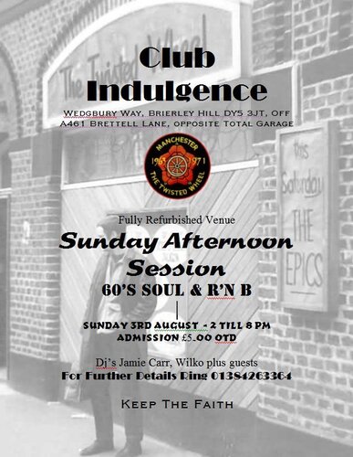 club indulgence sunday session