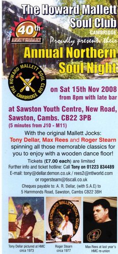 howard mallett soul club cambridge