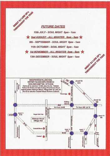 bishops wood allnighter 2nd august - flyer back with map