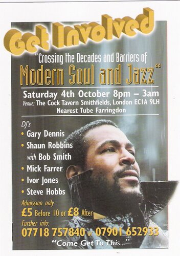 get involved ! london modern soul night sat 4 oct