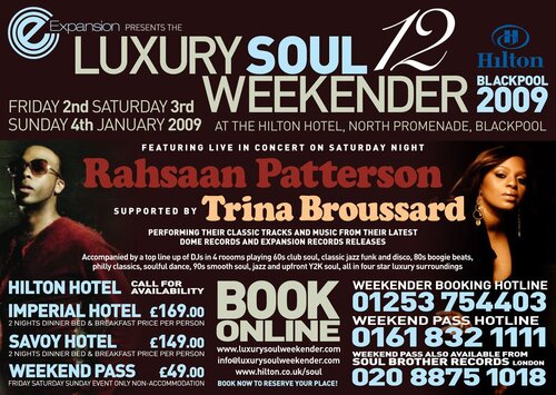 luxury soul weekend 12 - blackpool hilton - 2/3/4 jan 2009