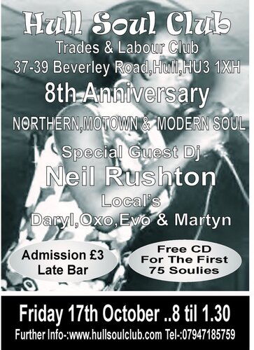 hull soul club 8th anniversary