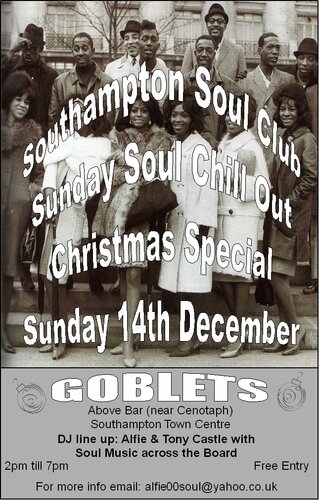 sunday soul chill out ~ goblets ~ southampton