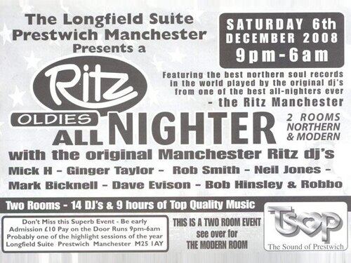 ritz oldies all nighter dec 6th @ prestwich