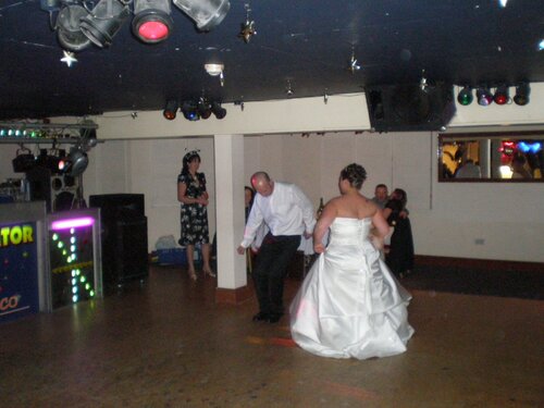 the bride and groom start the proceedings off. do i love you