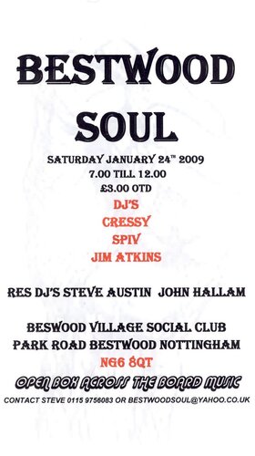 bestwood soul nottingham jan 24th 2009