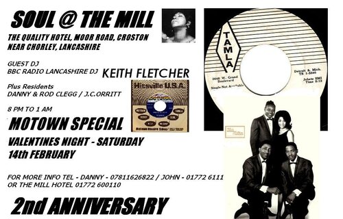 soul @ the mill , crston, lancashire, feb 14th