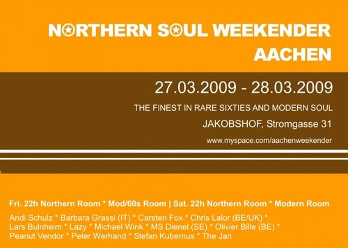 aachen soul weekender 27.03. - 28.03.2009