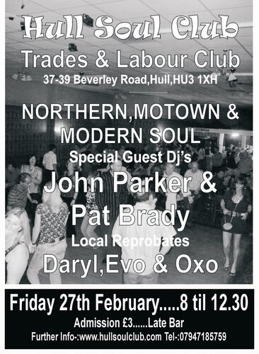 hull soul club 27th february