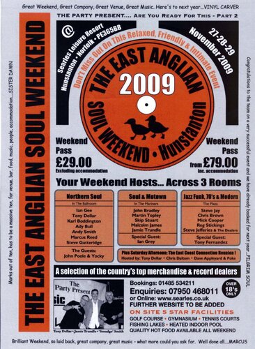 east anglian soul weekend