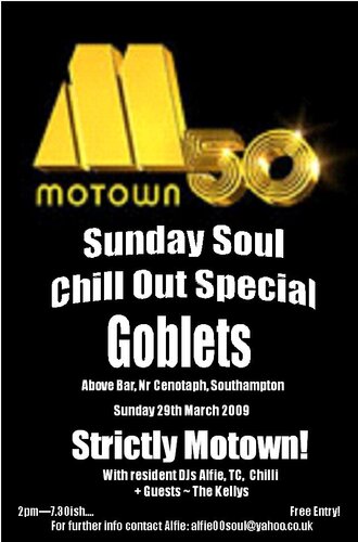 strictly motown @ goblets, southampton