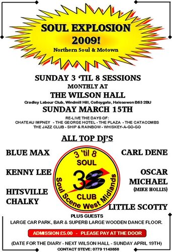 soul explosion 2009! halesowen, march 15th