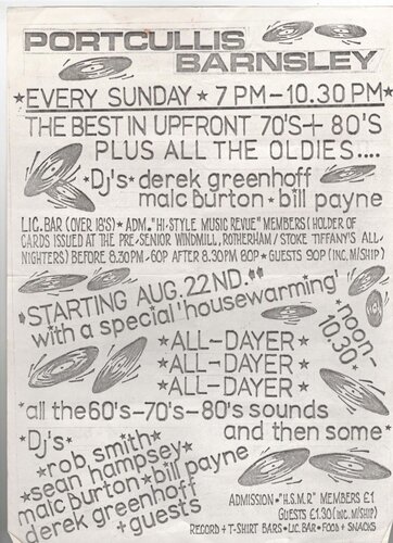 flyer - portcullis - barnsley 79 - 80 ish