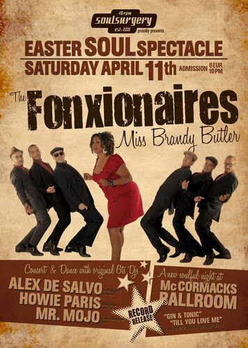 the fonxionaires (ch) - raw 60s r&b soul funk live