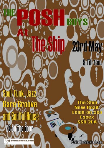 posh at the ship. 23rd may