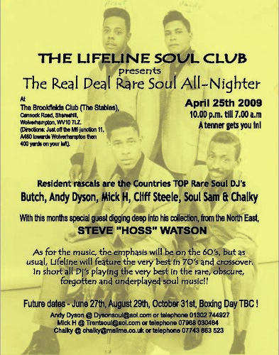 lifeline rare soul all-nighter april 2009