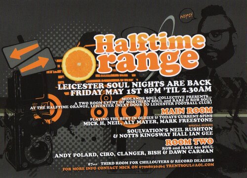 half time orange leicester