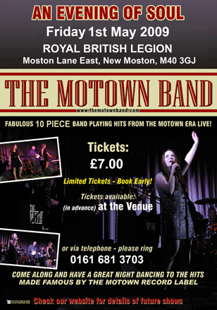 an evening of live motown!!!!!