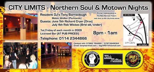 city limits soul nights! (sheffield)