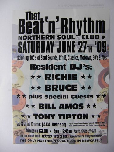 newcastle - that beat'n'rhythm northern soul club ju