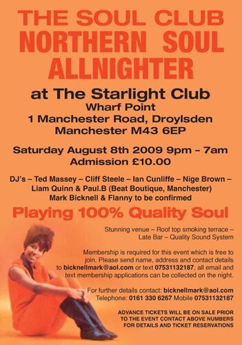 droylsden allnighter flyer back