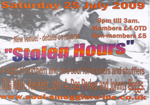 stolen hours soul night, ramsgate