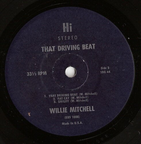 hi - willie mitchell ep