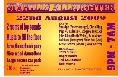 6hills nighter 22/08/09