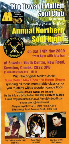 the howard mallett soul club cambridge