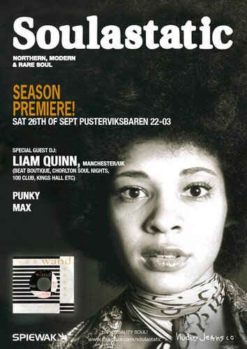 soulastatic soul club 26 sept gotham/sweden never stop!!