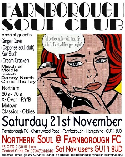 farnborough fc soul night