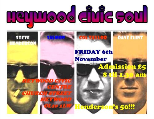 hendersons 50 heywood 6th november