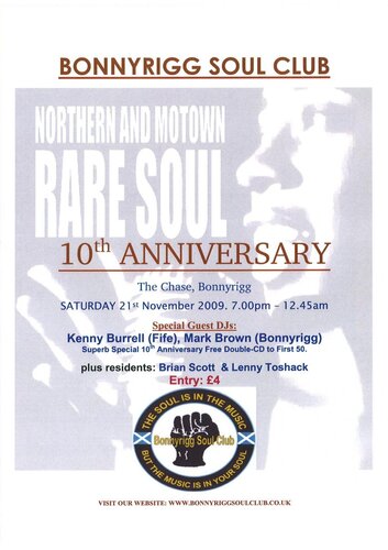 bonnyrigg soul survivors 10th anniversary