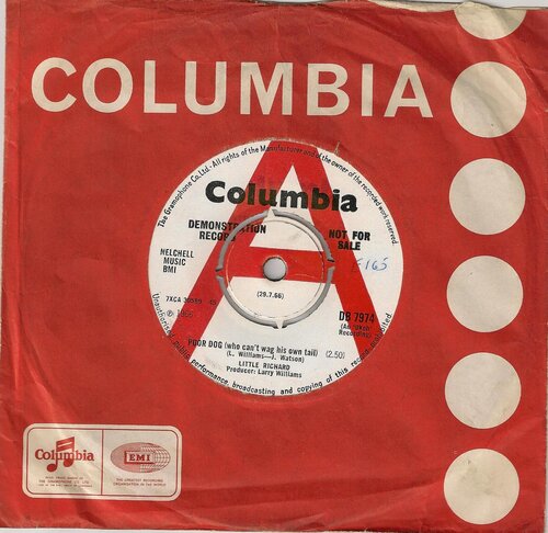 little richard - poor dog - columbia dj db 7974