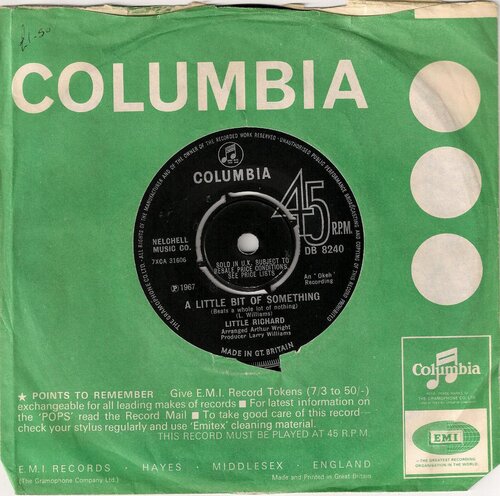 little richard a little bit of something columbia db8240