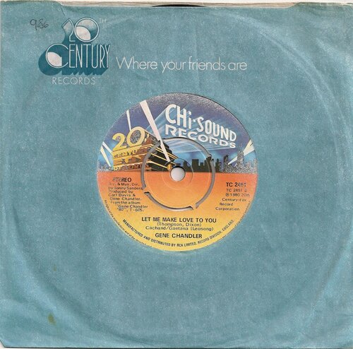 gene chandler let me make love to you chi sound tc2461