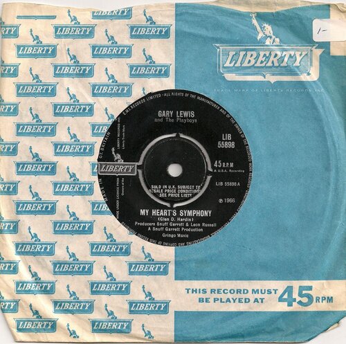 gary lewis & the playboys - my hearts symphony - liberty lib 55898