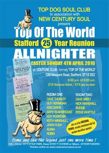 totw stafford 25 year reunion allnighter 4th april 2010