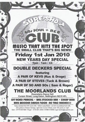 sure-shot 60's soul & r & b club, long eaton, nottingham