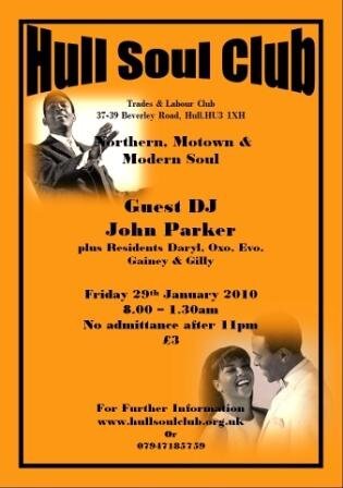 hull soul club 29th january