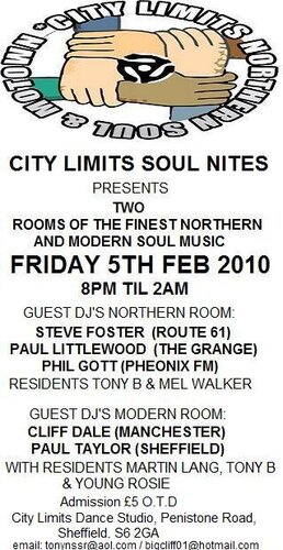 city limits presents 2 rooms of soul